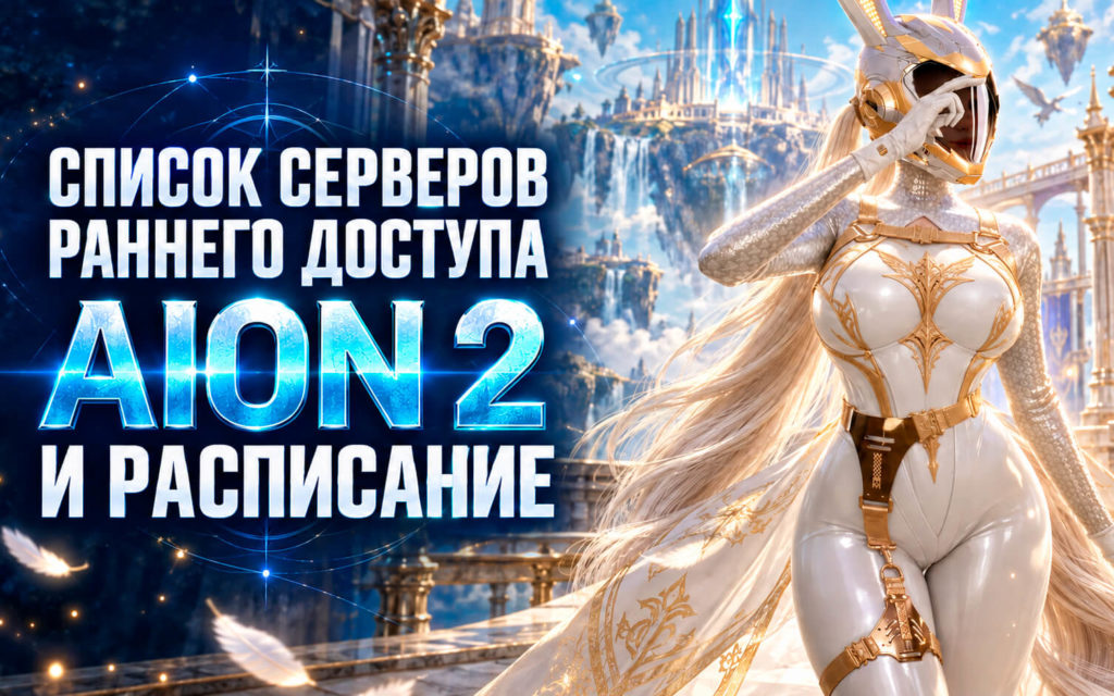 Список серверов раннего доступа AION 2 и расписание